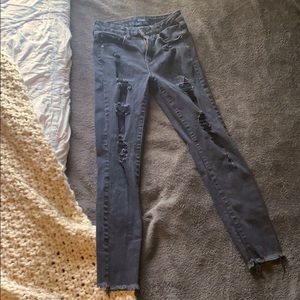 Black ripped skinny Jean